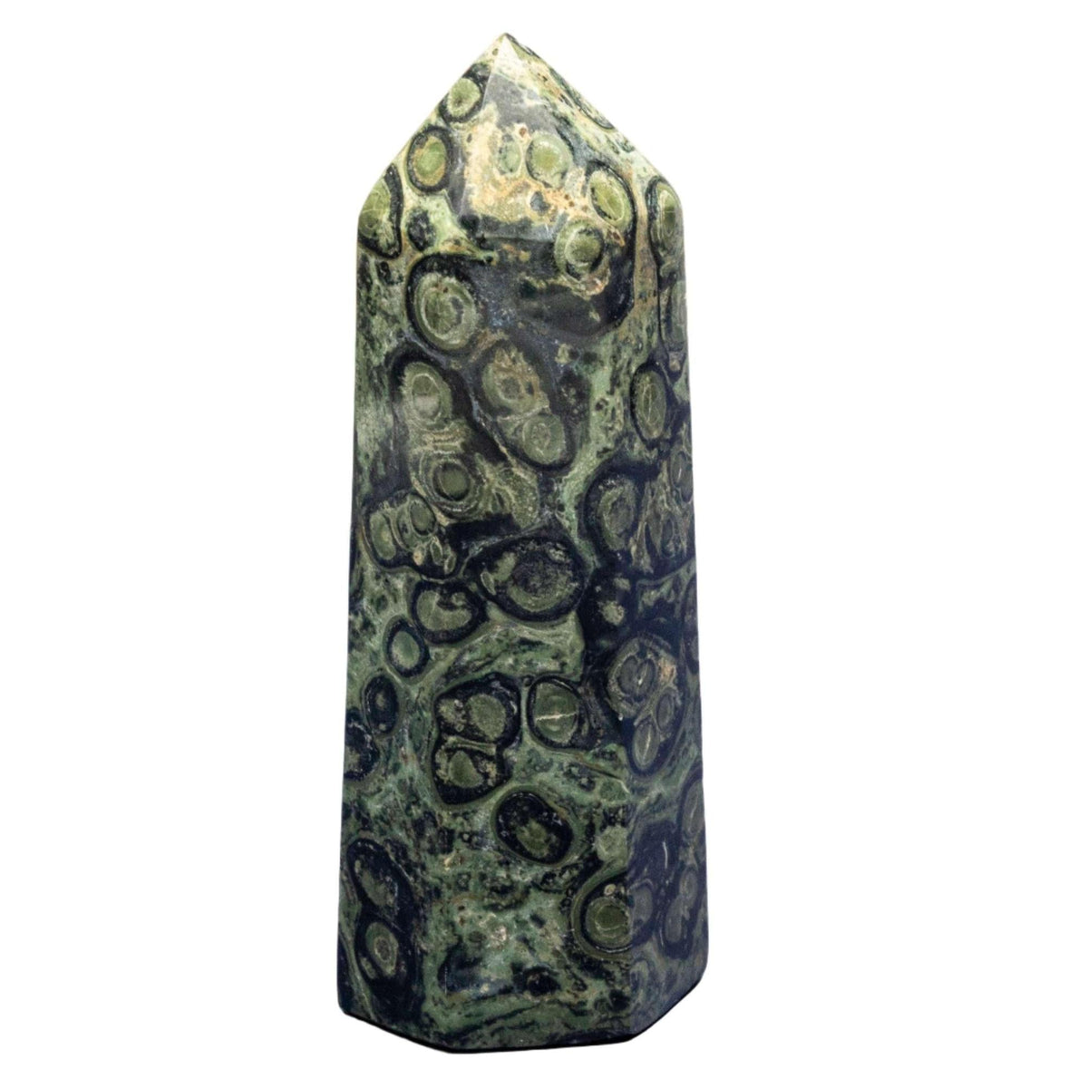 Kambaba Jasper Crystal Tower Root & Heart Chakra Crystal Destiny