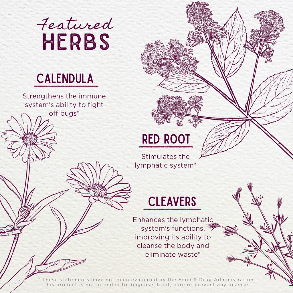 Lymph Mover, Immune Strength WishGarden Herbs