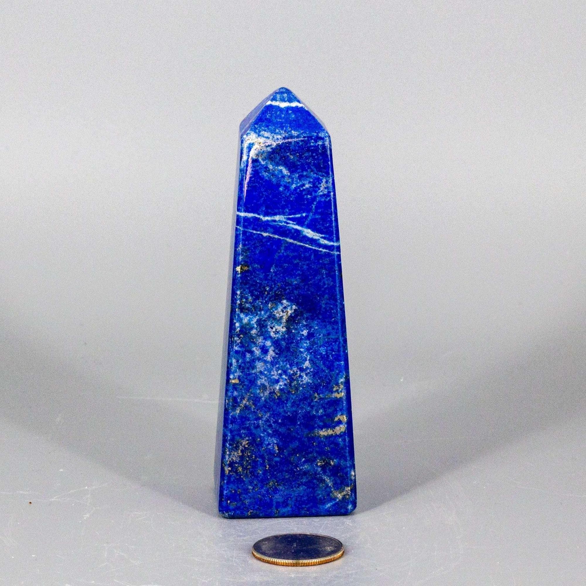 Lapis Lazuli Crystal Obelisk Tower for Wisdom & Truth Crystal Destiny