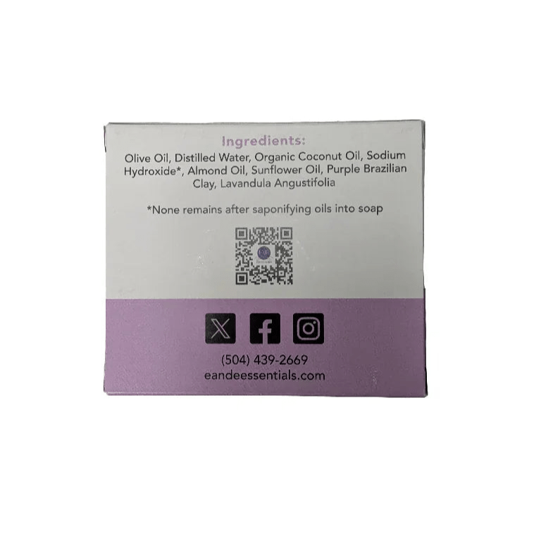 Lavender Bar Soap E & E Essentials