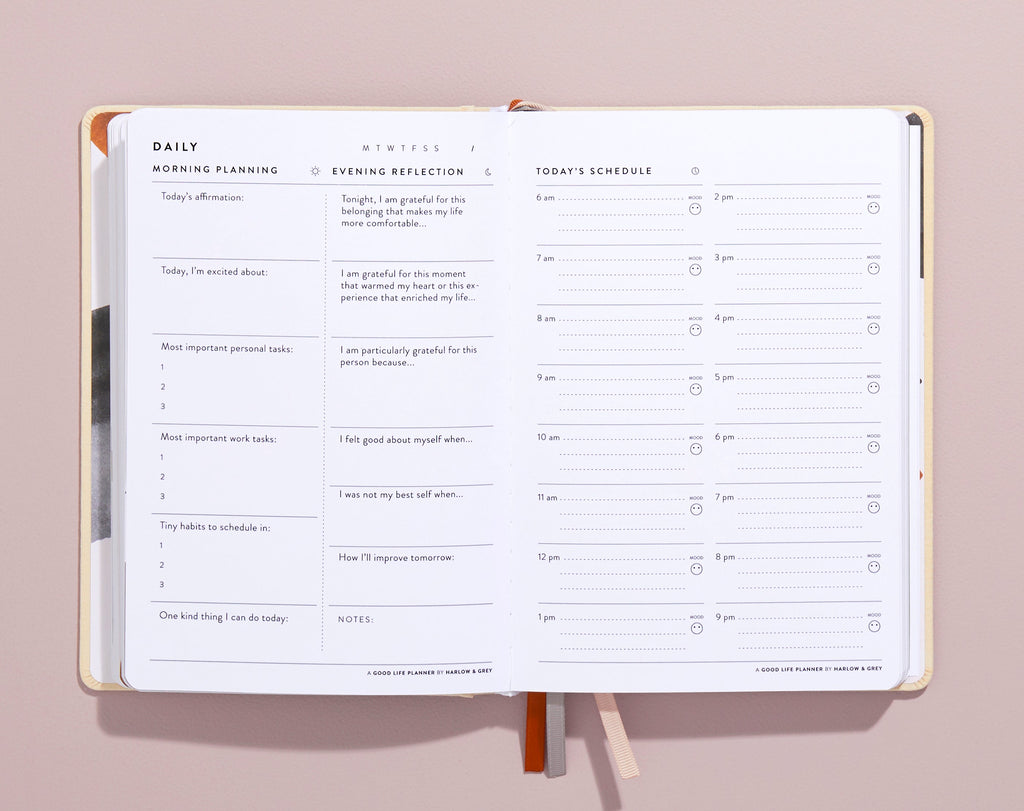 A Good Life Planner (3-months Undated Planner) Harlow & Grey