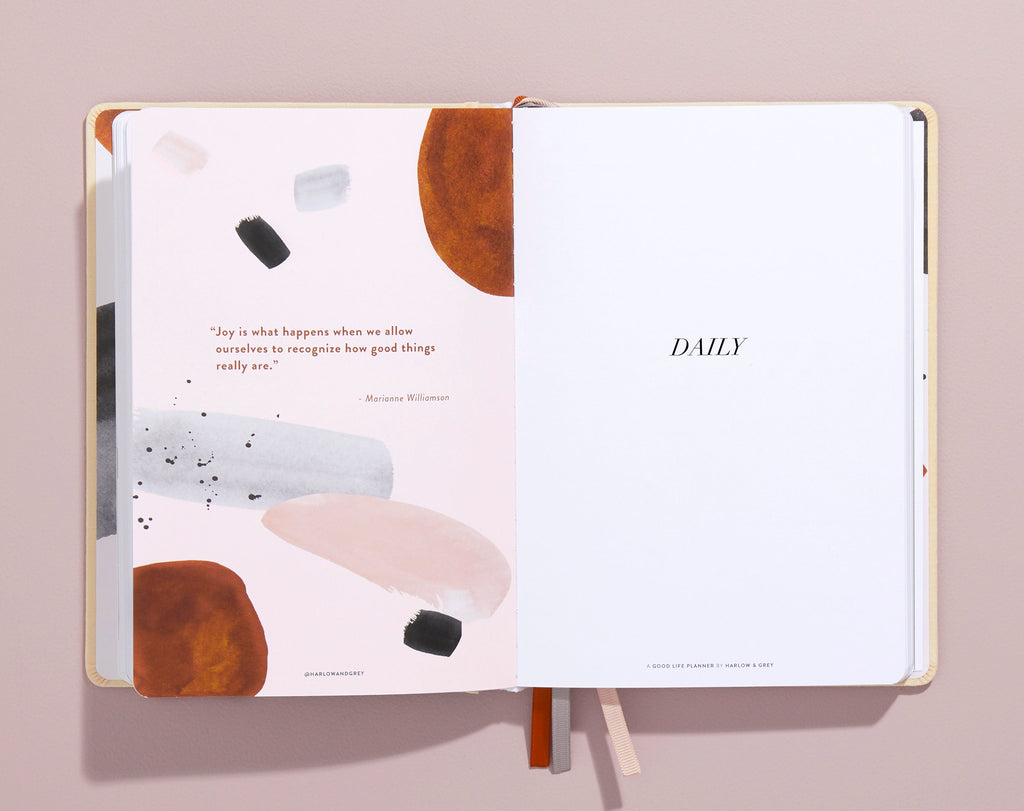 A Good Life Planner (3-months Undated Planner) Harlow & Grey