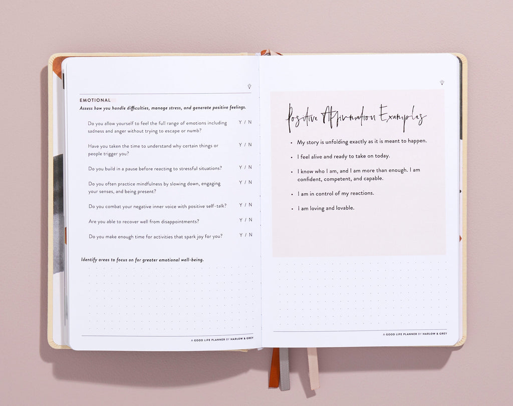 A Good Life Planner (3-months Undated Planner) Harlow & Grey