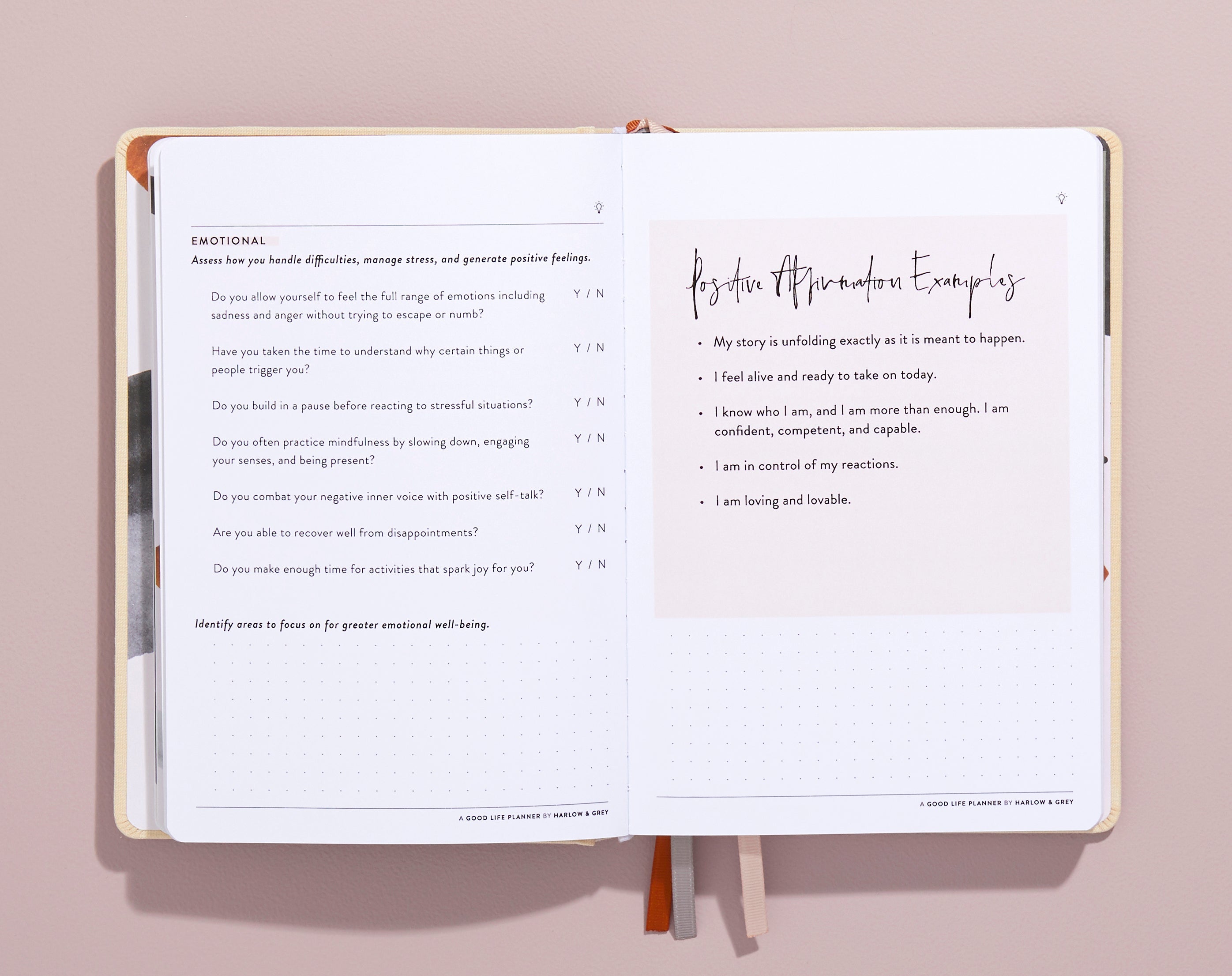 A Good Life Planner (3-months Undated Planner) Harlow & Grey
