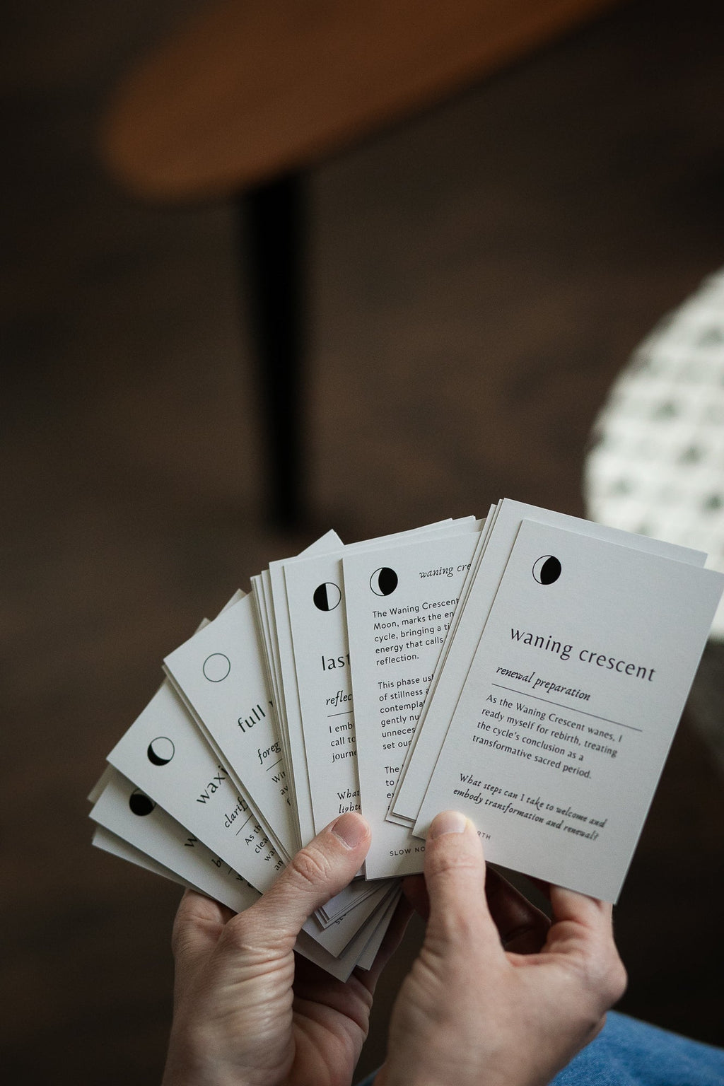 Lunar Reflections - Moon Phase Deck Slow North