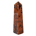 Mahogany Obsidian Crystal Tower Volcanic Glass Obelisk Crystal Destiny