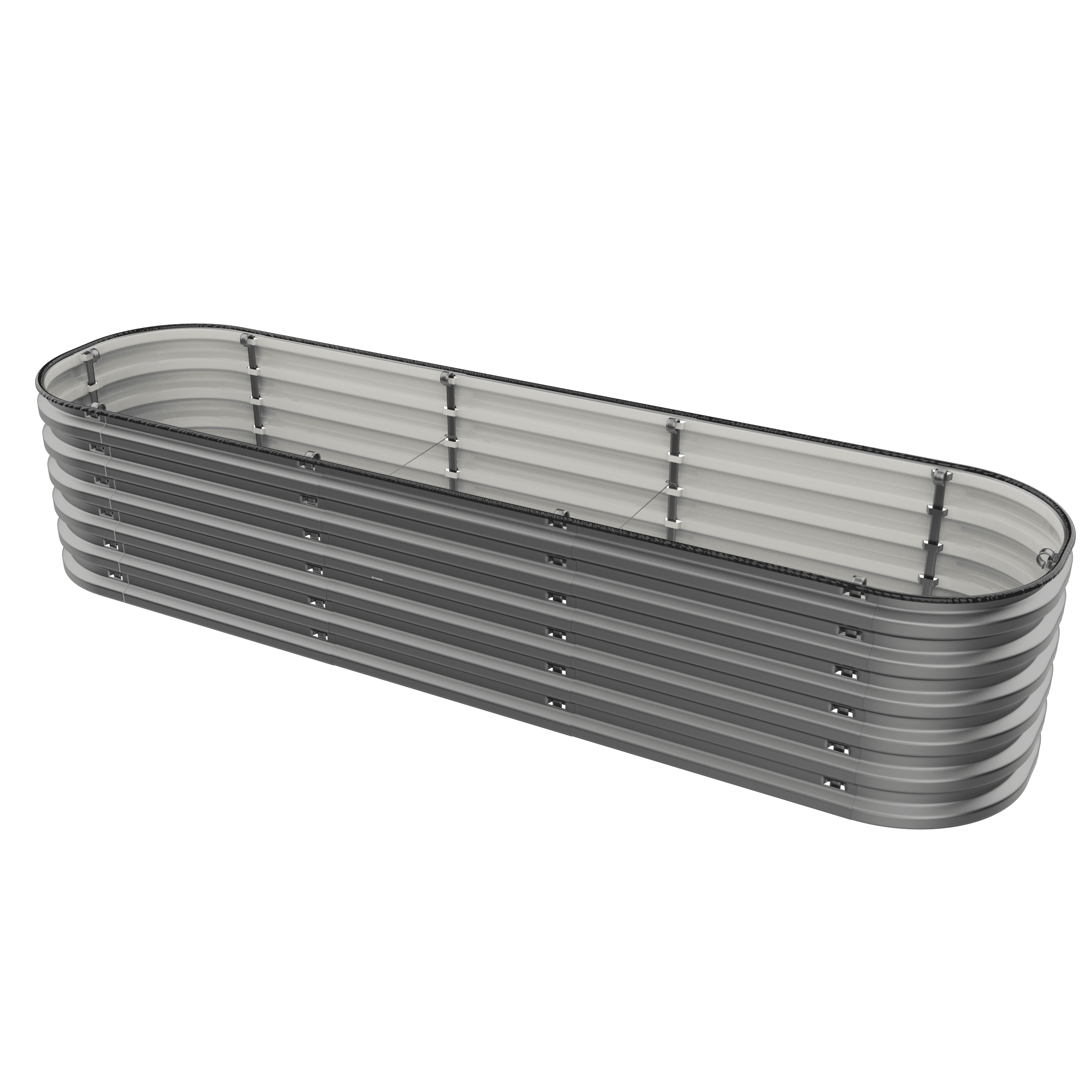 Gro-Rite "No Tools Needed" Premium Metal Raised Garden Bed Kit Gro-Rite Garden Global LLC