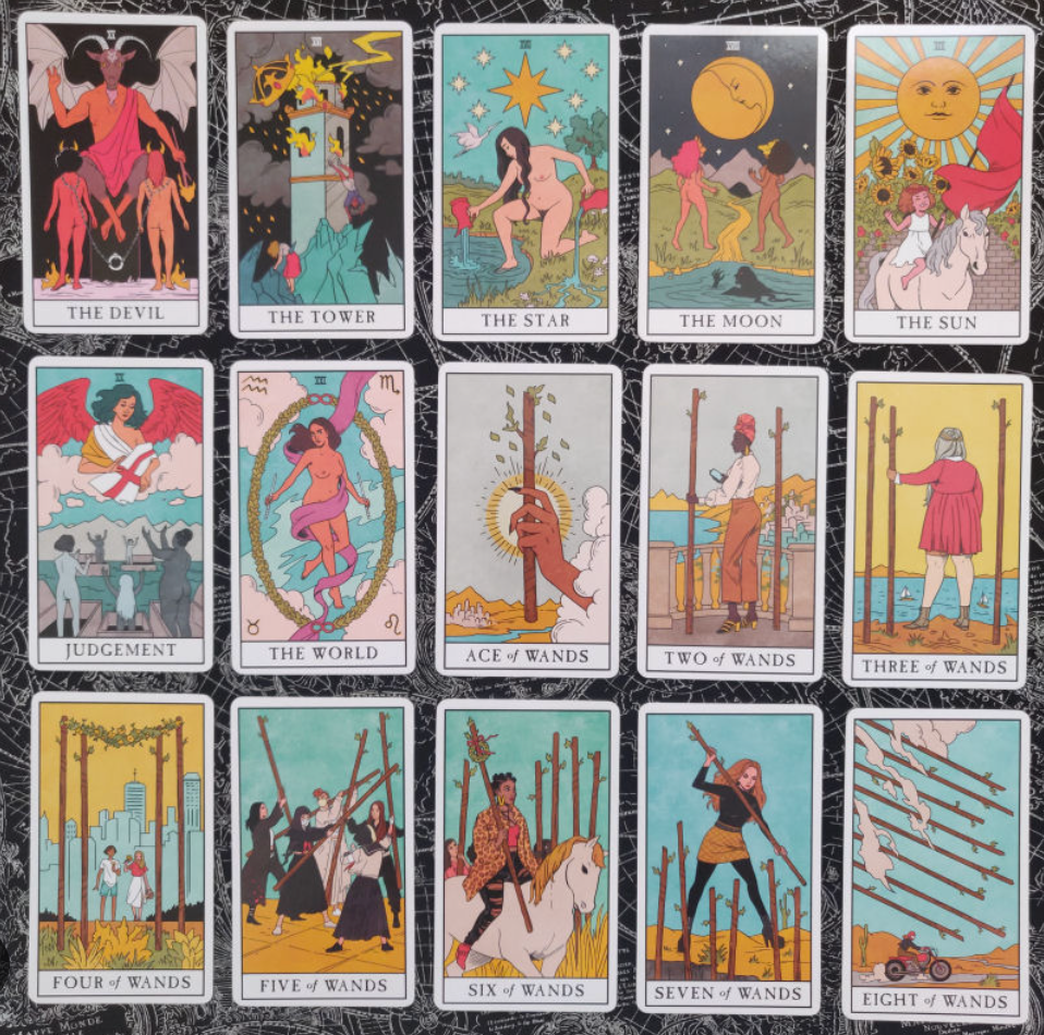 Modern Witch Tarot Deck Green Witch Creations