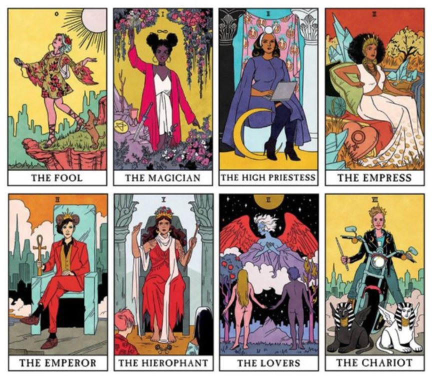 Modern Witch Tarot Deck Green Witch Creations