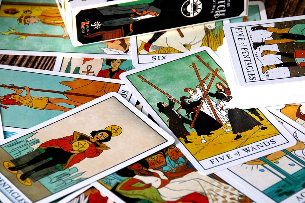 Modern Witch Tarot Deck Green Witch Creations
