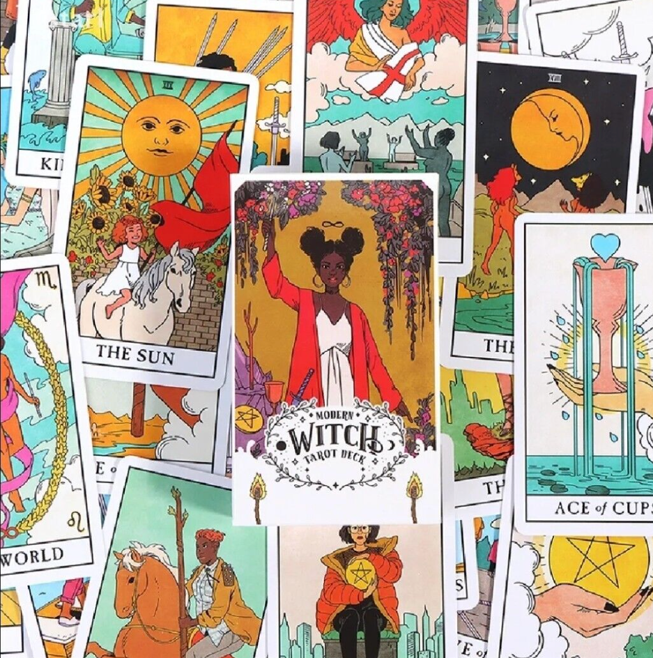 Modern Witch Tarot Deck Green Witch Creations