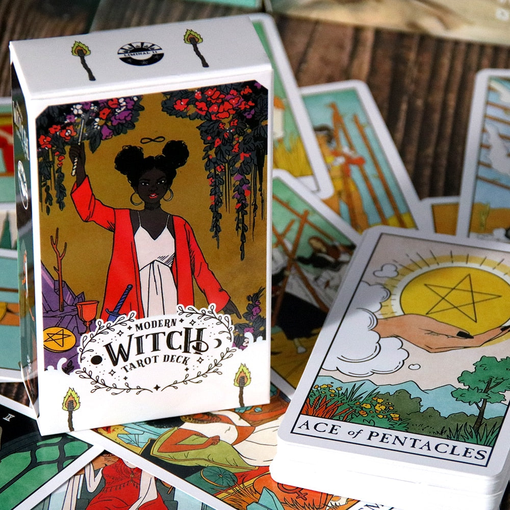 Modern Witch Tarot Deck Green Witch Creations