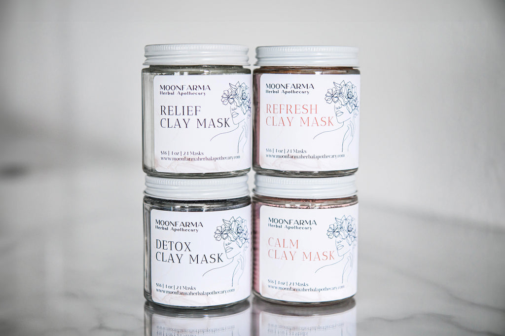 Clay Face Masks MoonFarma