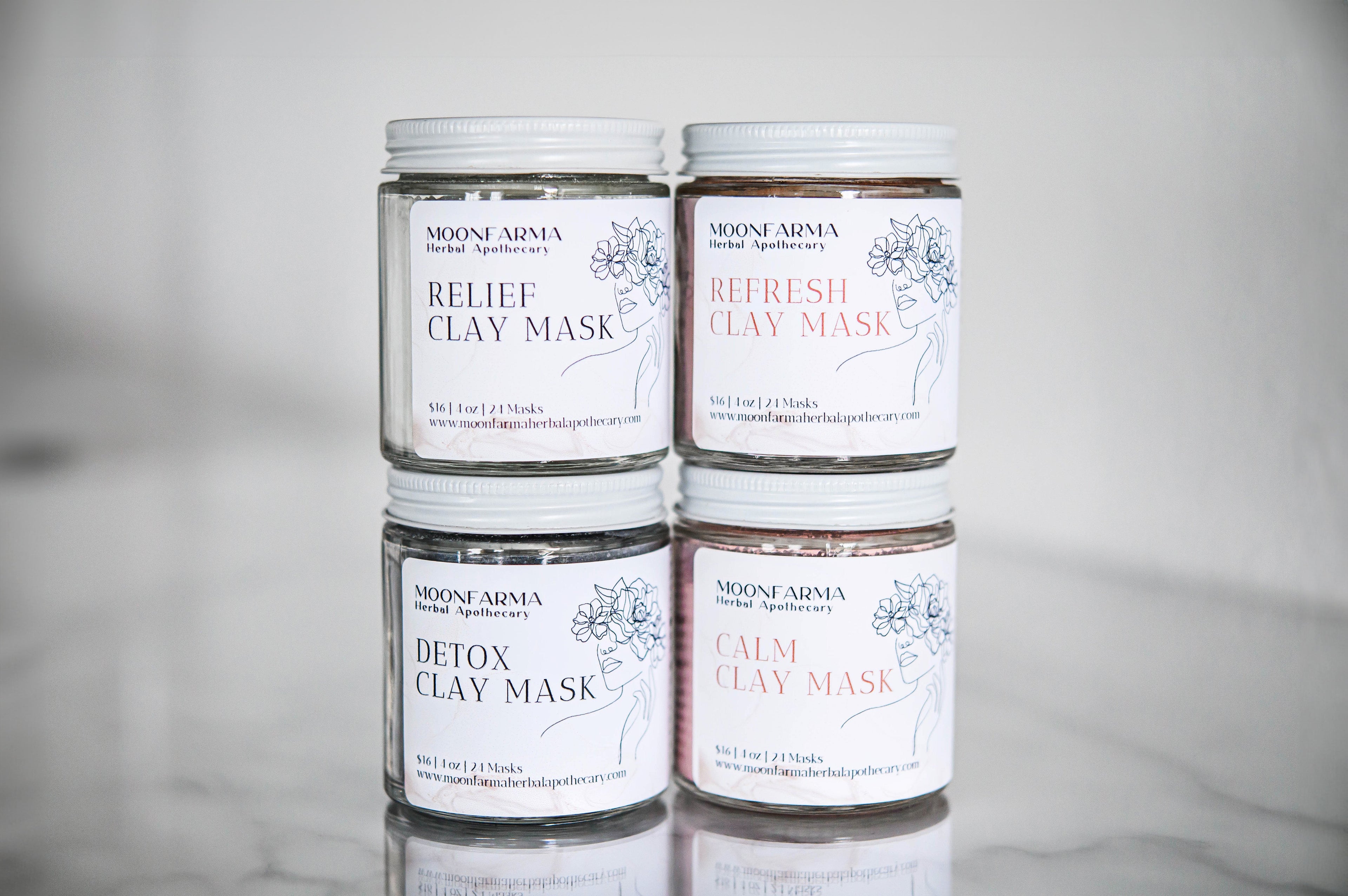Clay Face Masks MoonFarma