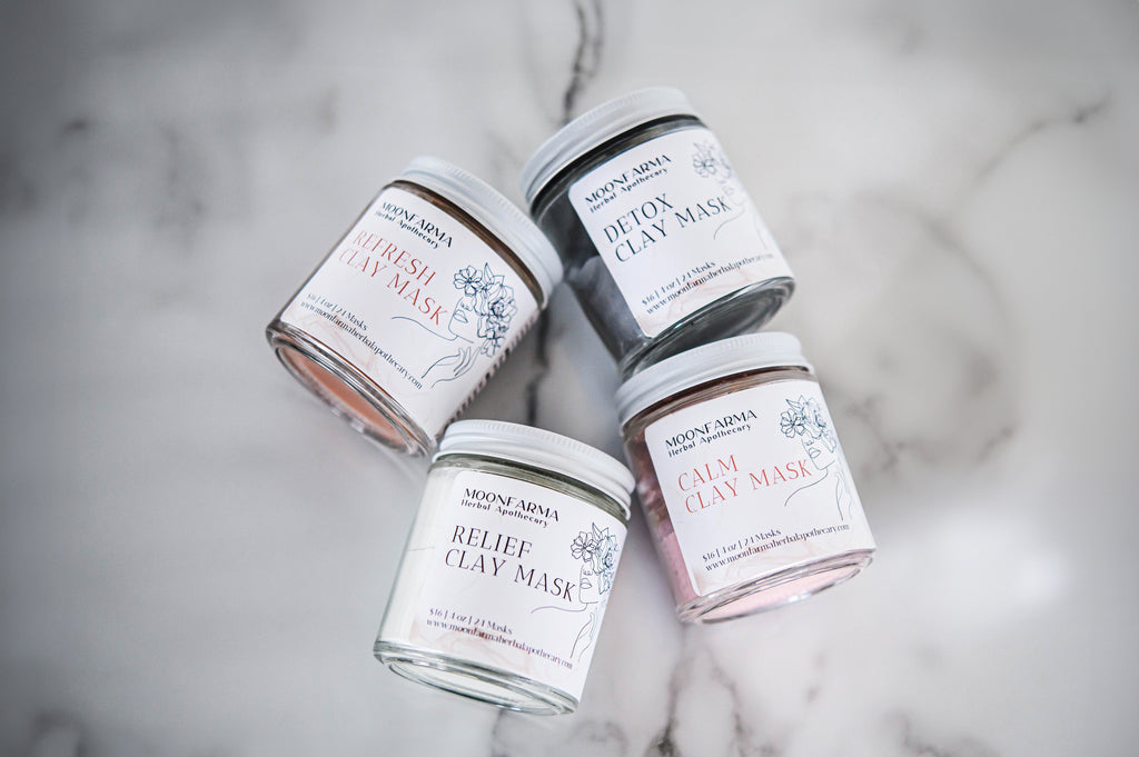 Clay Face Masks MoonFarma