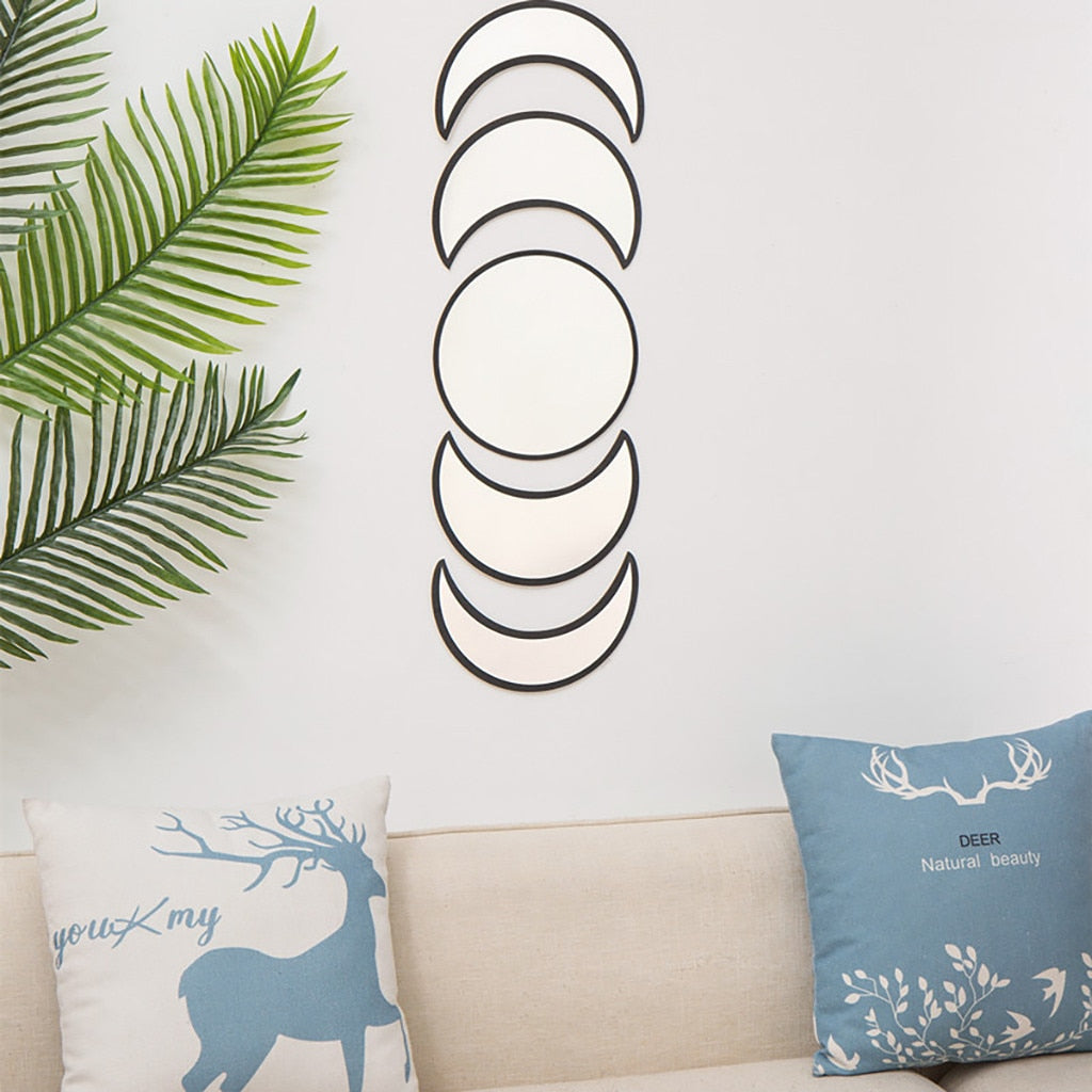 Moon Phase Wall Mirrors Green Witch Creations