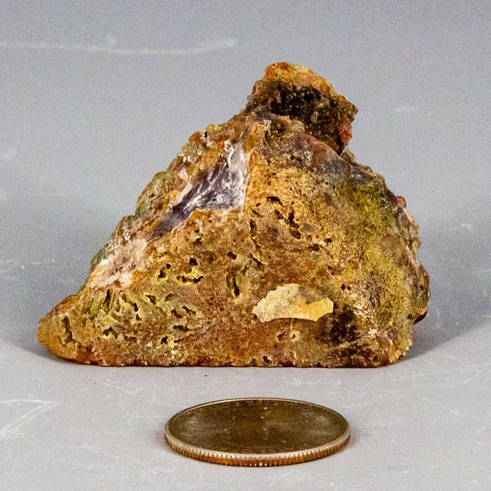 Moroccan Agate Crystal Geode Slice Polished Display Crystal Destiny