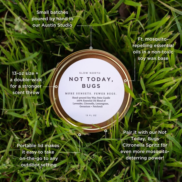 Not Today, Bugs - Mosquito Candle Slow North