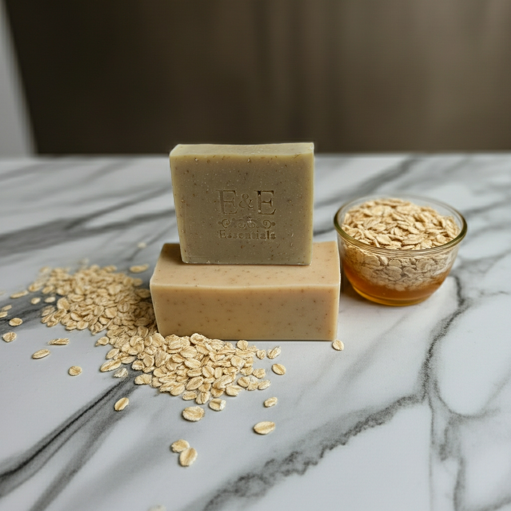Oatmeal & Honey Bar Soap (Coconut Oil Free) E & E Essentials