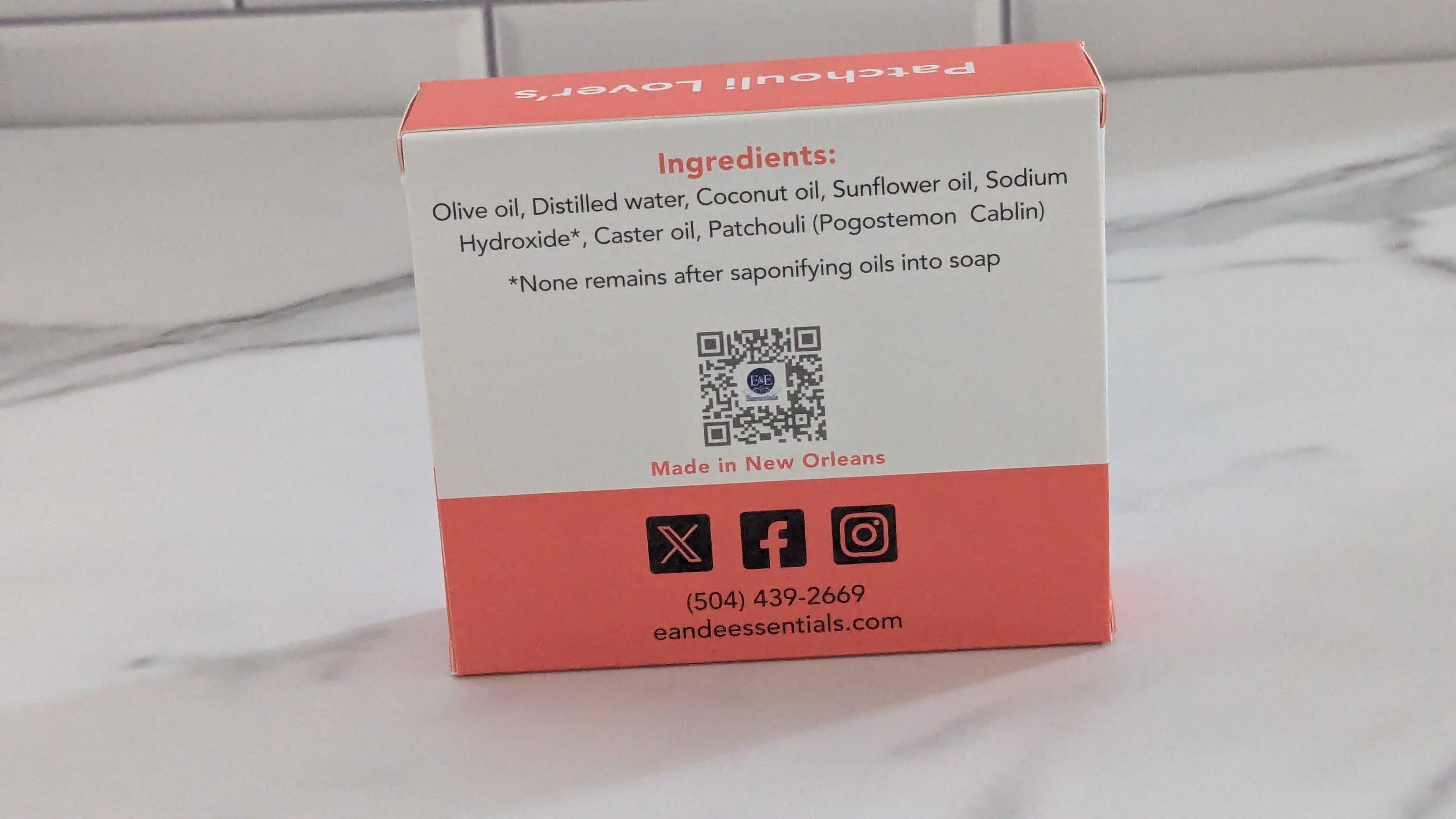 Patchouli Lover's Bar Soap E & E Essentials