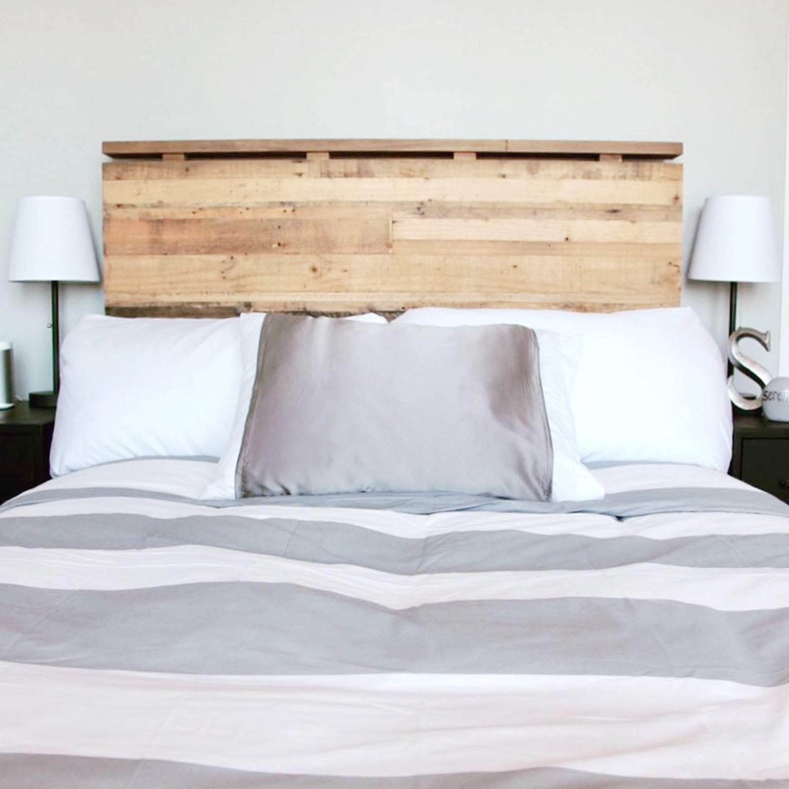 Gray Silk Pillow Sleeve Silked LLC