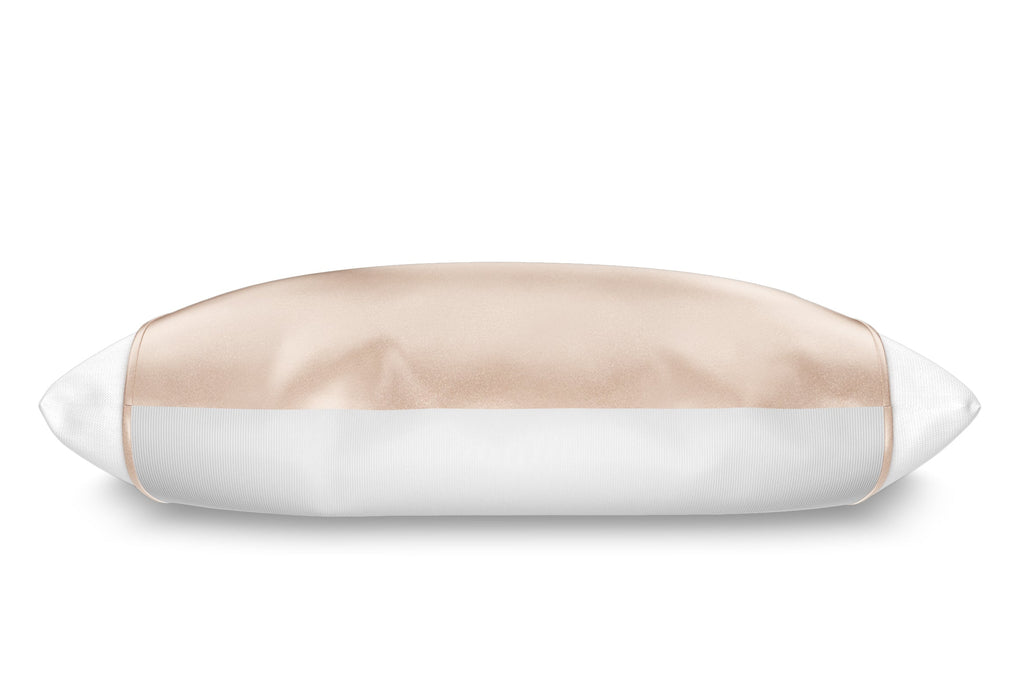 Champagne Silk Pillow Sleeve. Silked LLC
