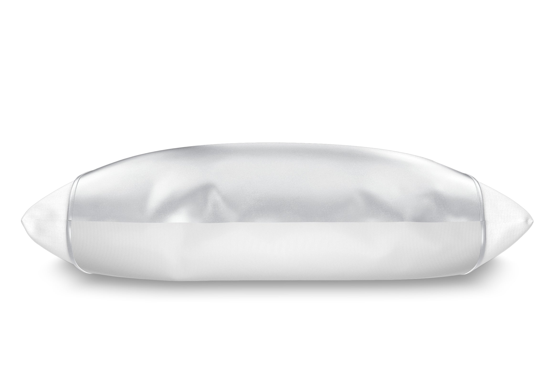 Gray Silk Pillow Sleeve Silked LLC