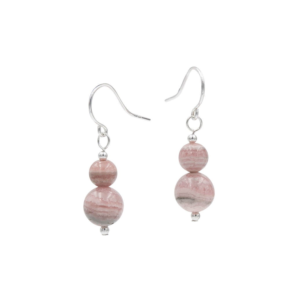 Rhodochrosite ~ Necklace & Earrings Set Earth Song Jewelry