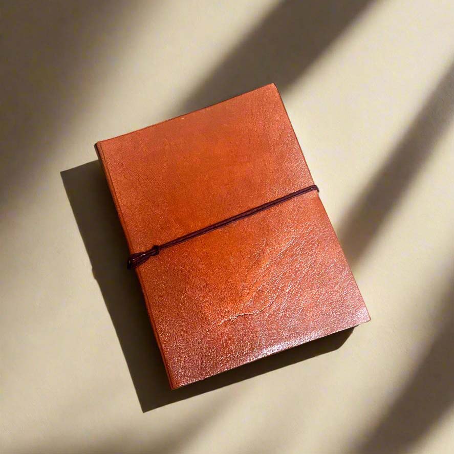 Plain Cover Leather Journal with Lined Pages Soothi
