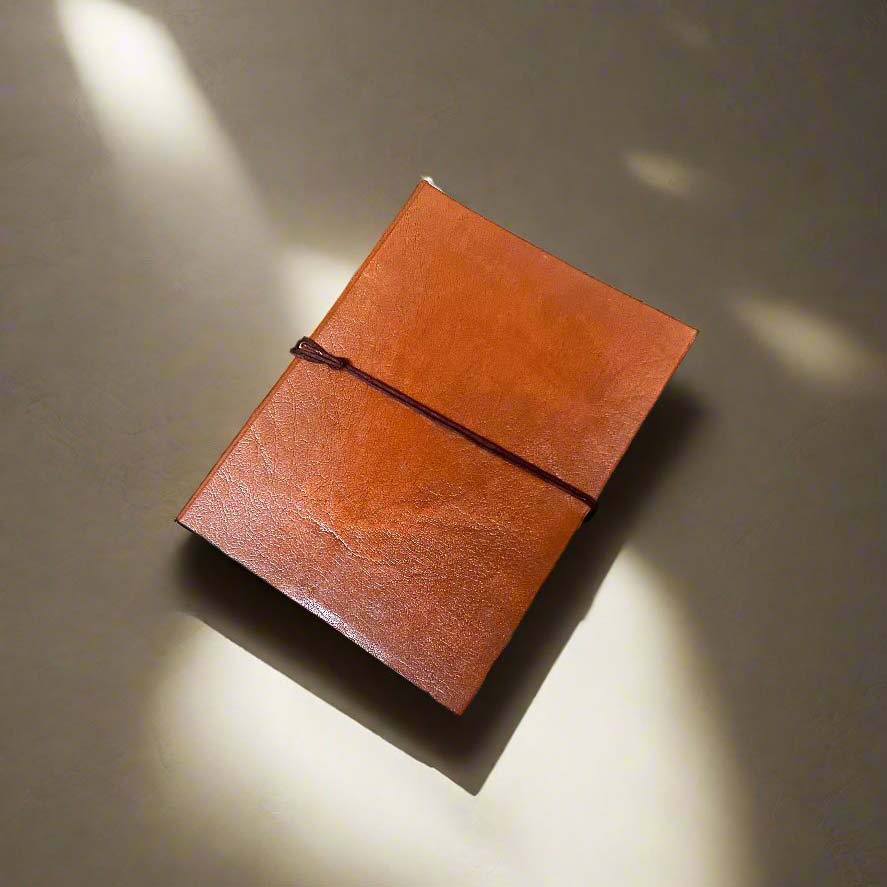 Plain Cover Leather Journal with Lined Pages Soothi