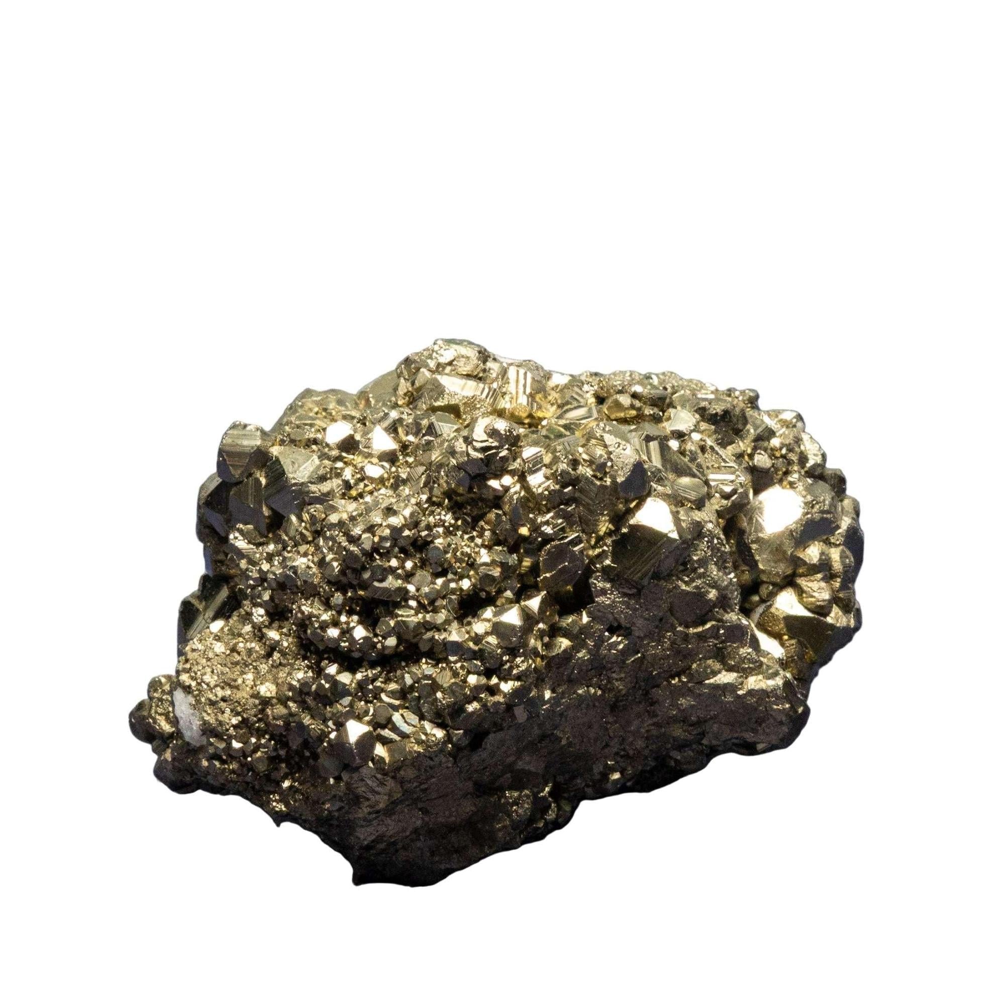 Pyrite Crystal Cluster Peruvian Cubic Abundance Piece Crystal Destiny