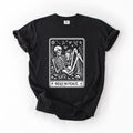 Read In Peace Halloween Skeleton Tarot Books Library Spooky Edition Comfort Colors Tee Refinery No. 1