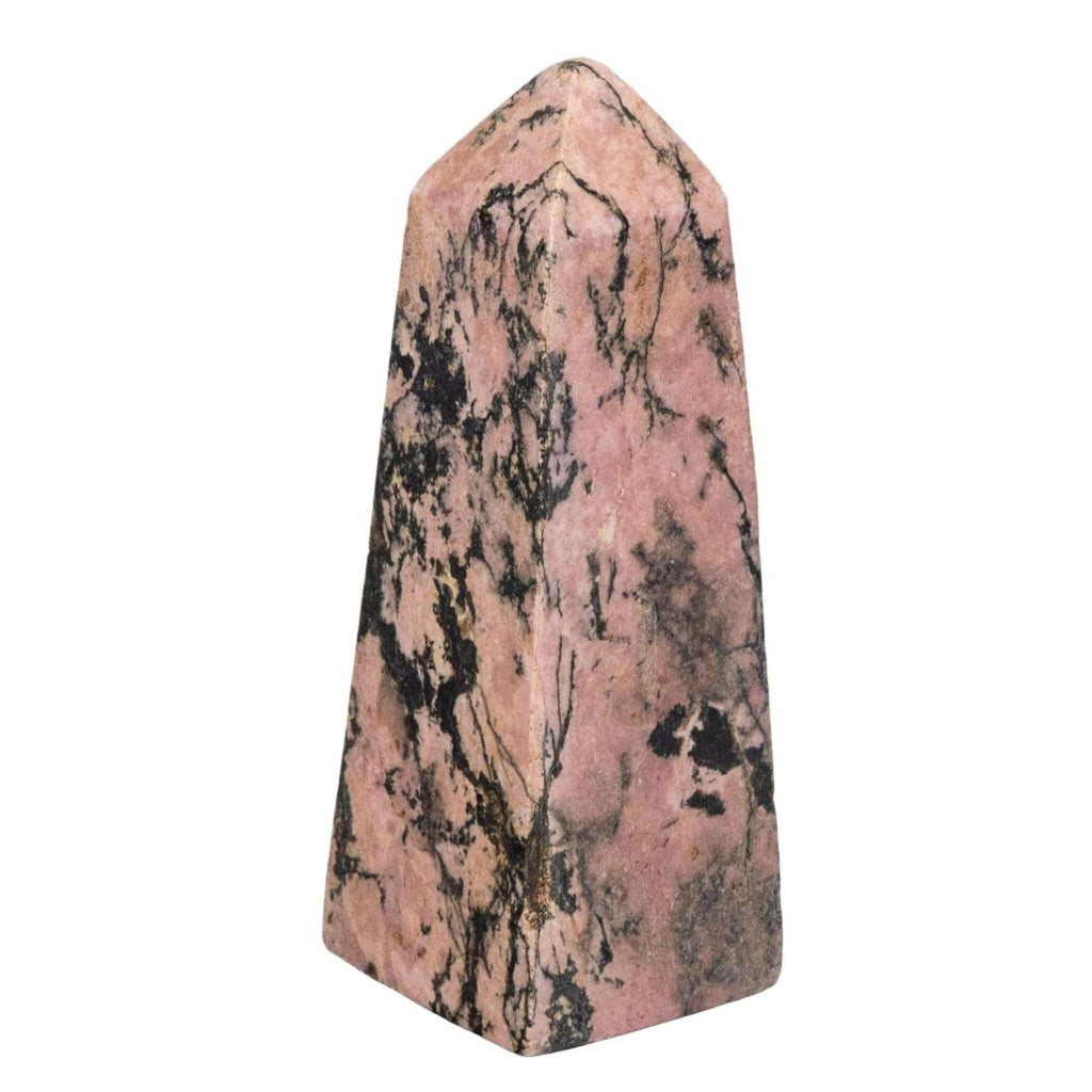Rhodonite Crystal Tower Stone of Compassion and Healing Crystal Destiny