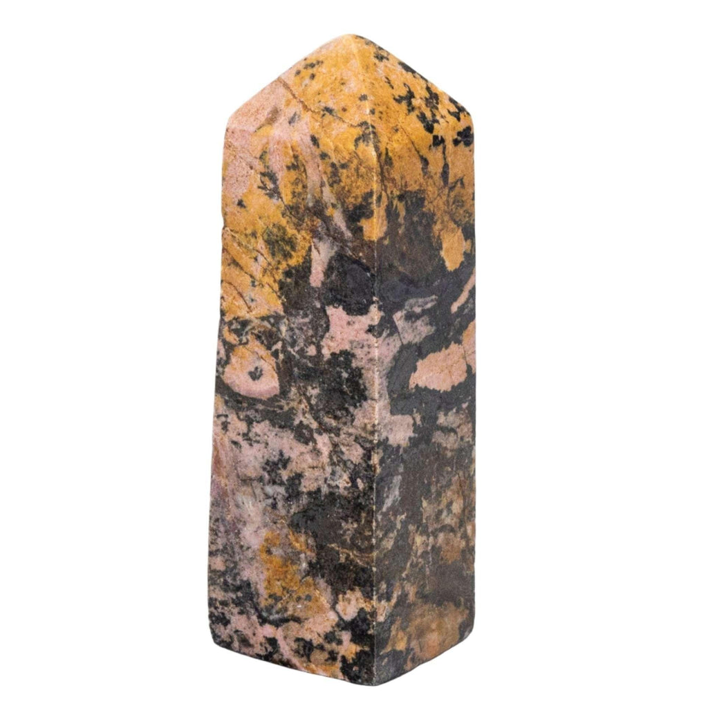 Rhodonite Crystal Tower Stone of Compassion and Healing Crystal Destiny