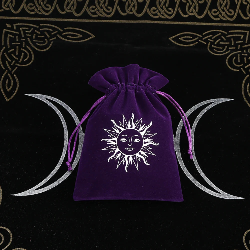 Witchy Purple Velvet Tarot Card Bags Green Witch Creations