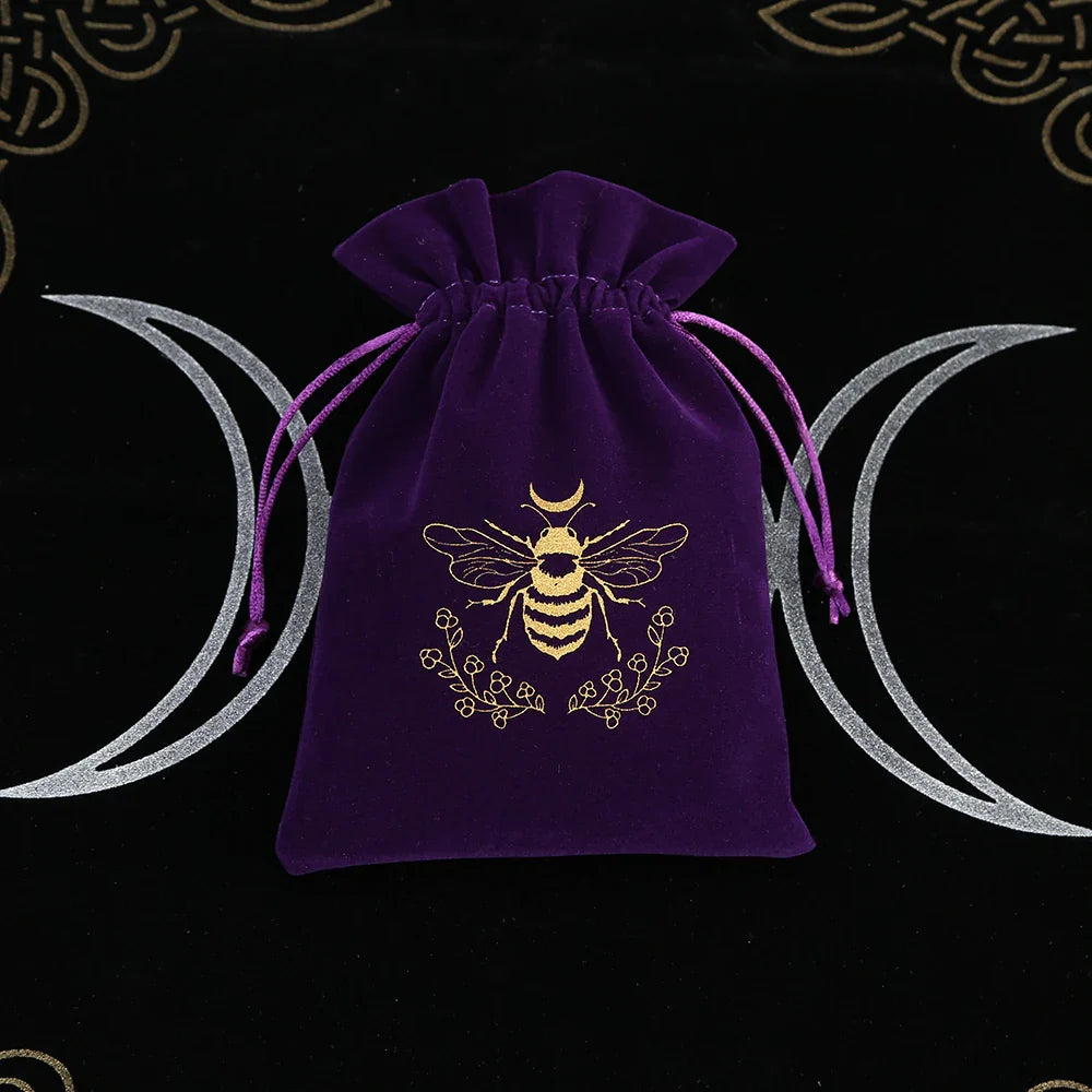 Witchy Purple Velvet Tarot Card Bags Green Witch Creations