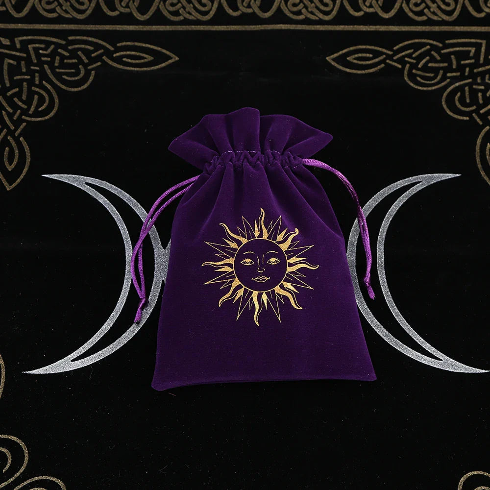 Witchy Purple Velvet Tarot Card Bags Green Witch Creations