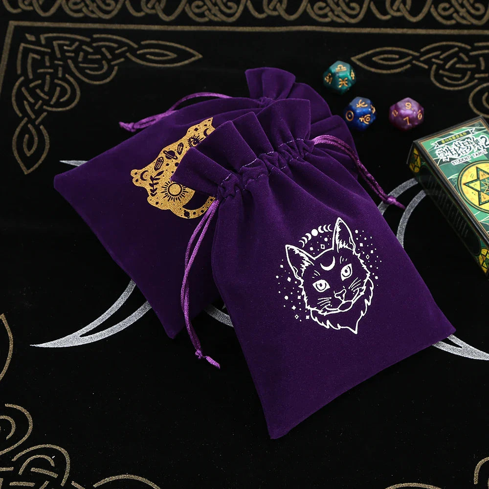 Witchy Purple Velvet Tarot Card Bags Green Witch Creations