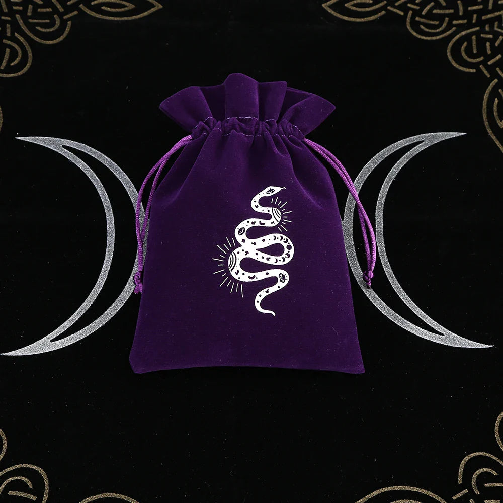 Witchy Purple Velvet Tarot Card Bags Green Witch Creations