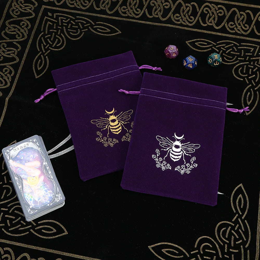 Witchy Purple Velvet Tarot Card Bags Green Witch Creations