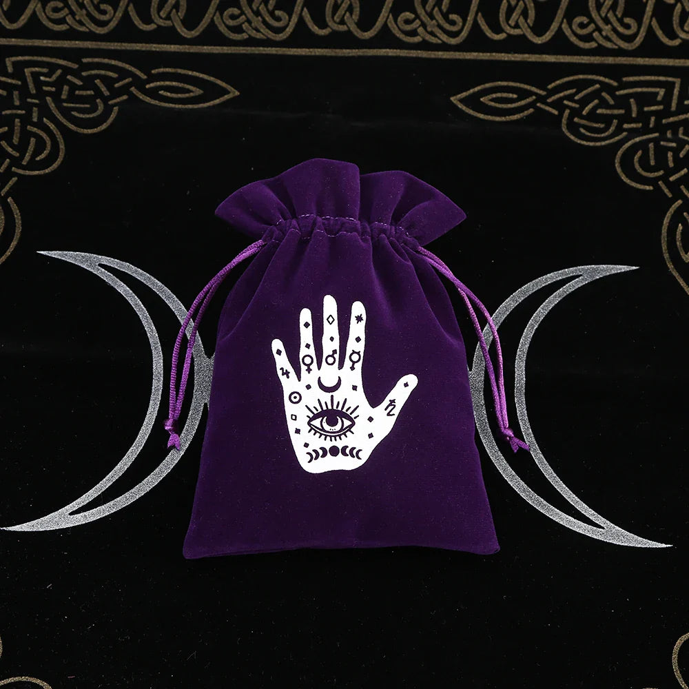 Witchy Purple Velvet Tarot Card Bags Green Witch Creations