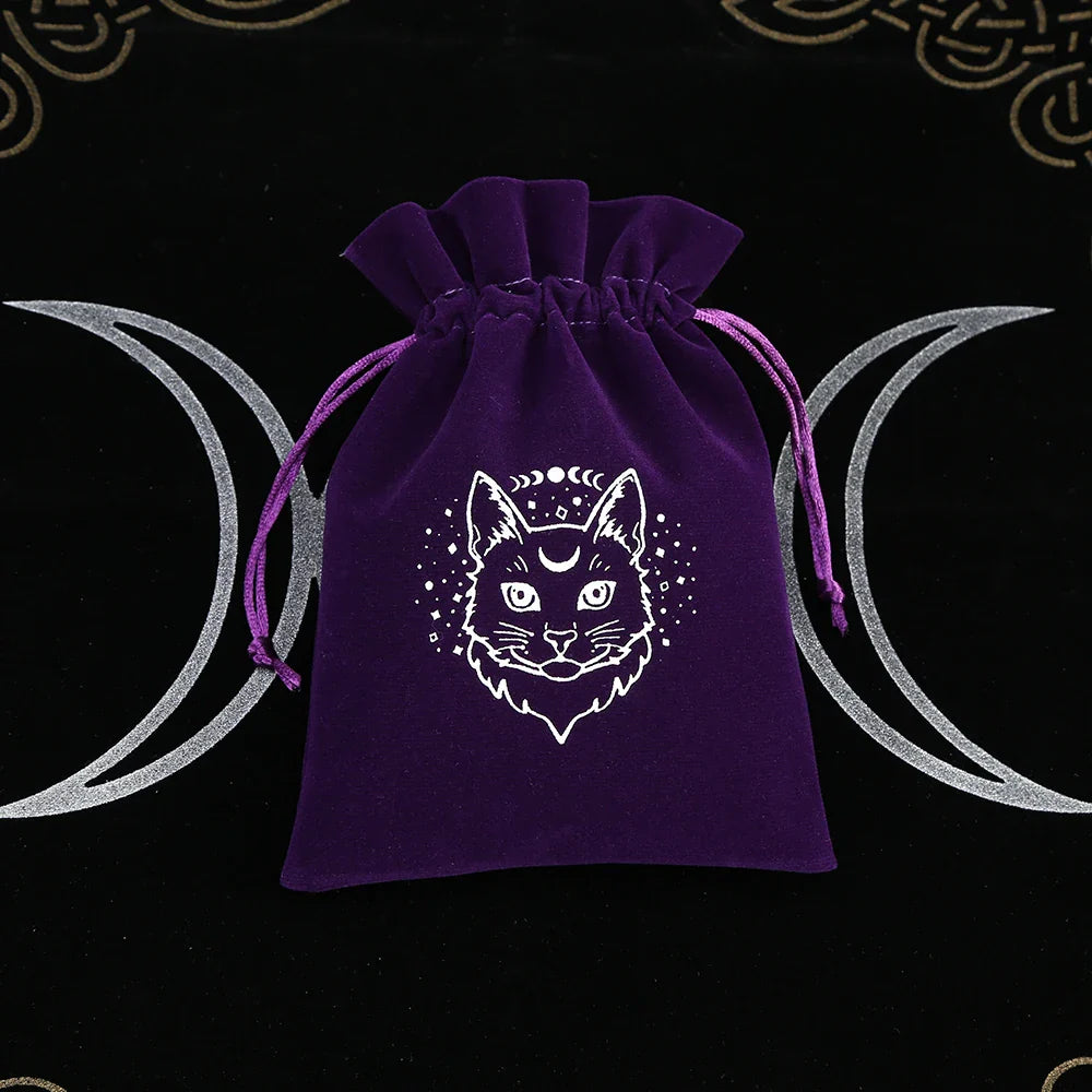 Witchy Purple Velvet Tarot Card Bags Green Witch Creations
