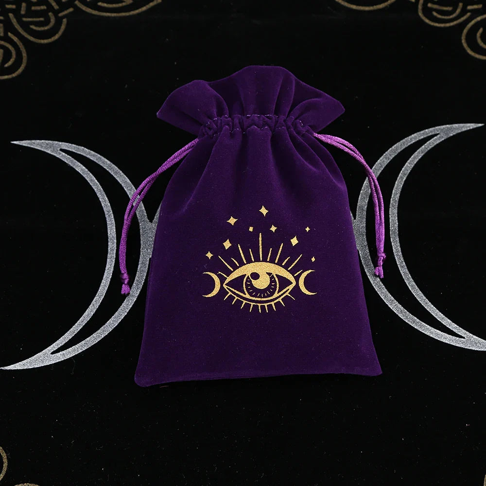 Witchy Purple Velvet Tarot Card Bags Green Witch Creations