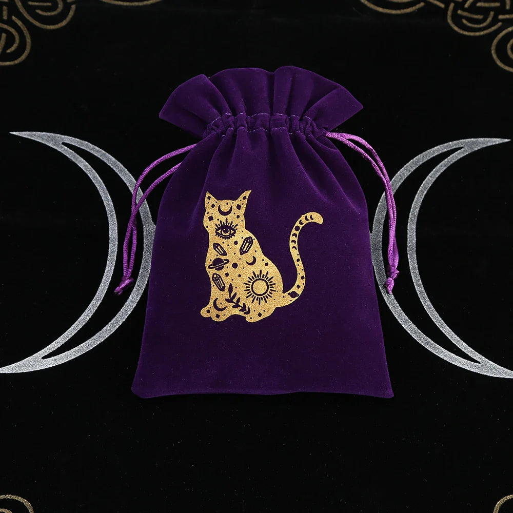 Witchy Purple Velvet Tarot Card Bags Green Witch Creations