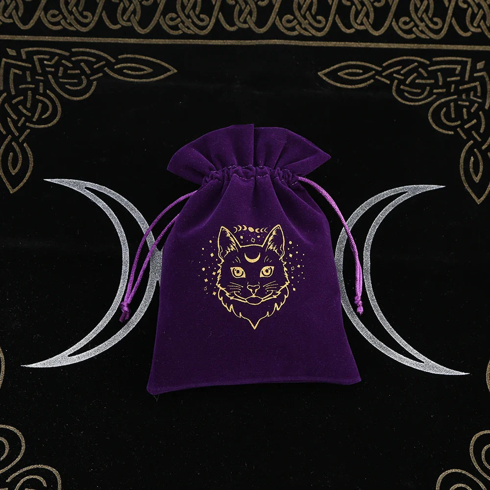 Witchy Purple Velvet Tarot Card Bags Green Witch Creations