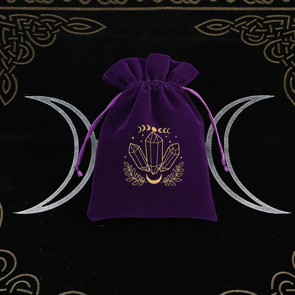 Witchy Purple Velvet Tarot Card Bags Green Witch Creations