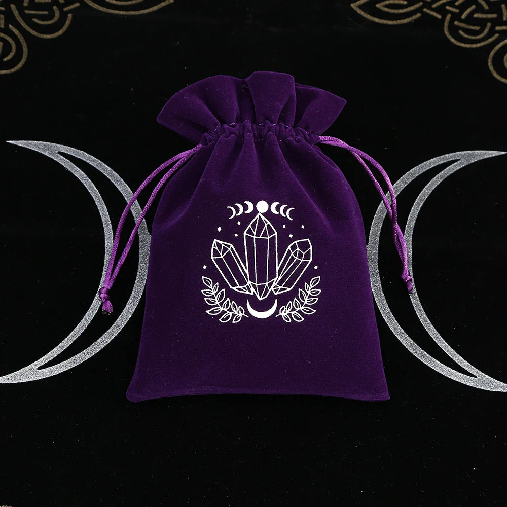 Witchy Purple Velvet Tarot Card Bags Green Witch Creations