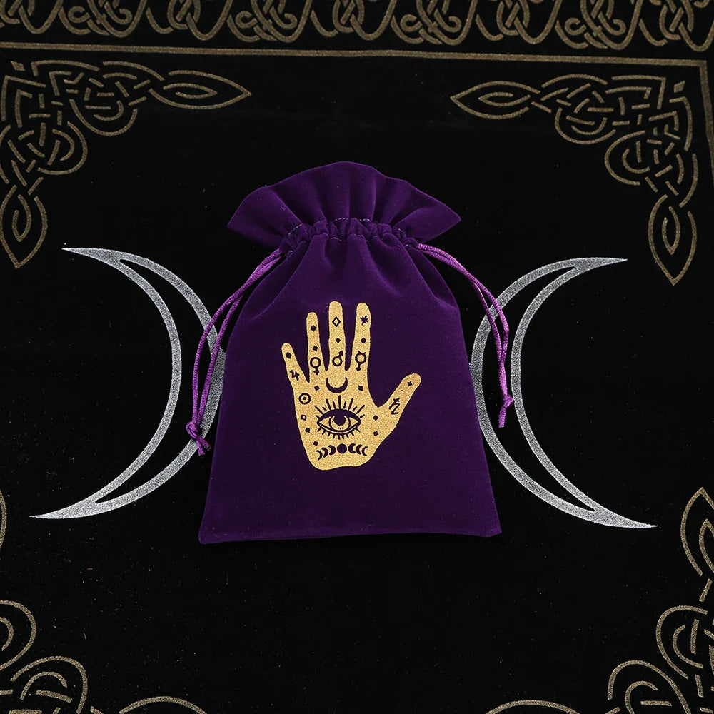 Witchy Purple Velvet Tarot Card Bags Green Witch Creations