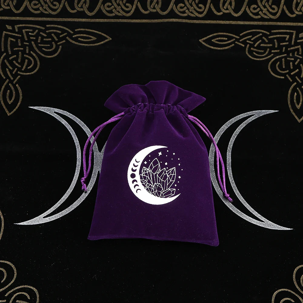 Witchy Purple Velvet Tarot Card Bags Green Witch Creations
