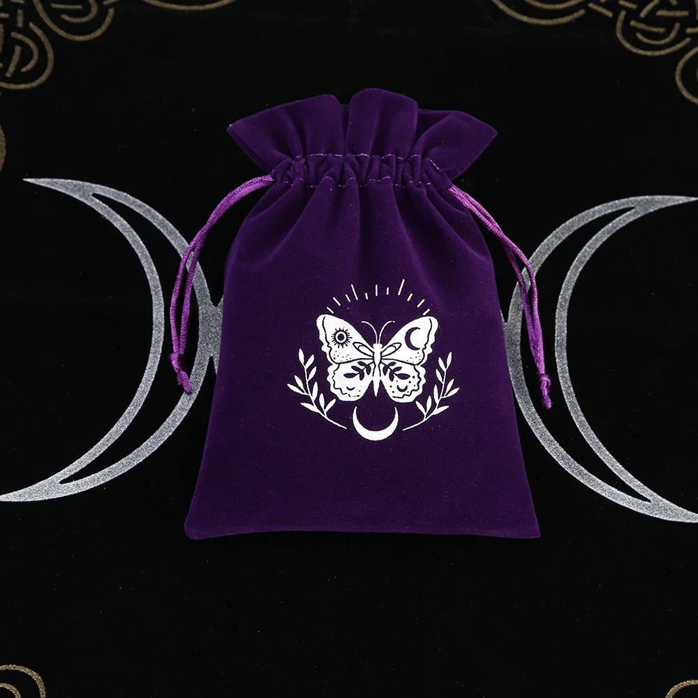 Witchy Purple Velvet Tarot Card Bags Green Witch Creations